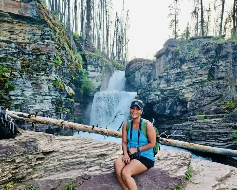 Alexandrea Sumuel at Glacier National Park