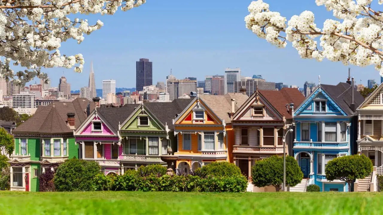 Painted Ladies in San Francisco, CA