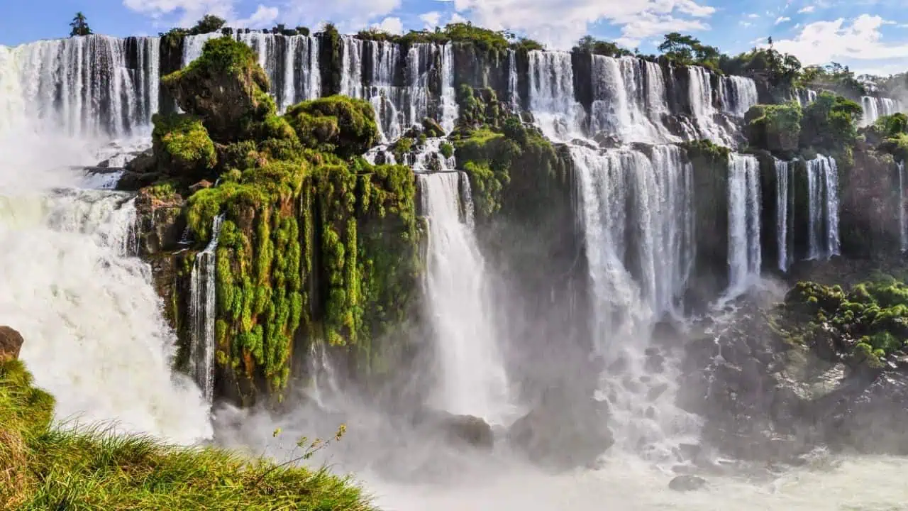 Iguazú Falls in Argentina and Brazil