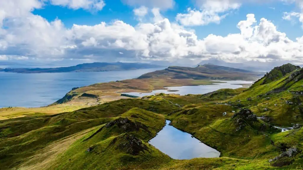 Sound of Raasay in Isle of Skye, Scotland