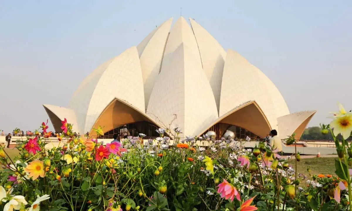 Lotus Temple of the Bahai Faith in Dehli, India