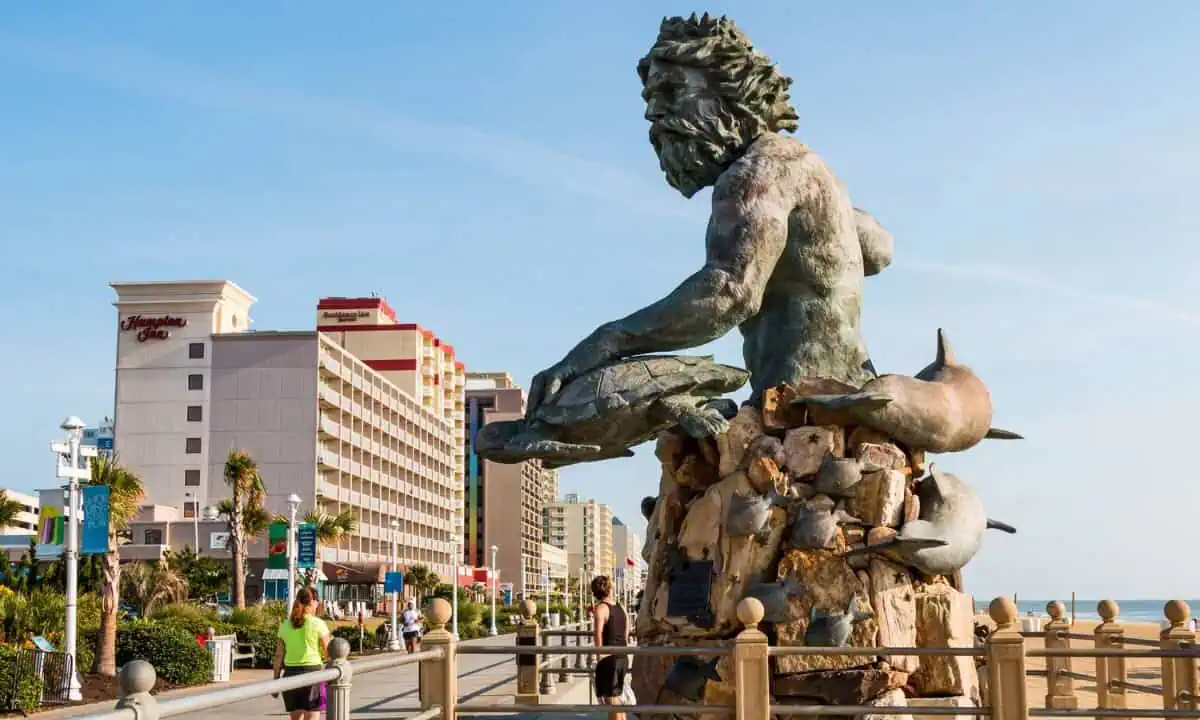 Virginia Beach King Neptune Statue