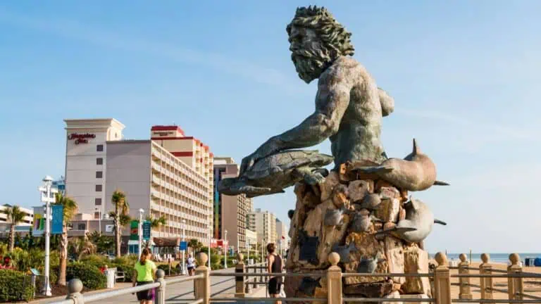 Virginia Beach King Neptune Statue