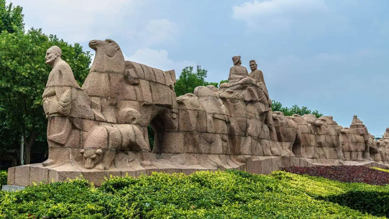 Silk Road Sculptures in Xi'an China