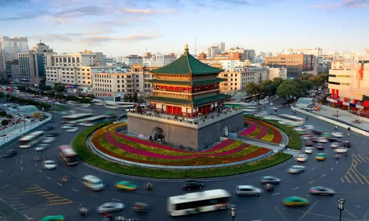 Xi'an City Building in China