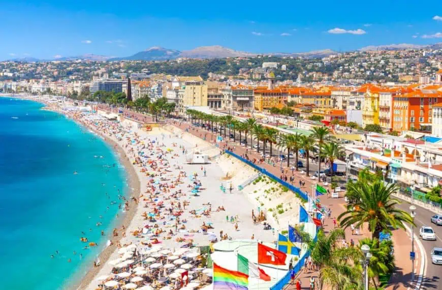 Promenade des Anglais in Nice, South of France