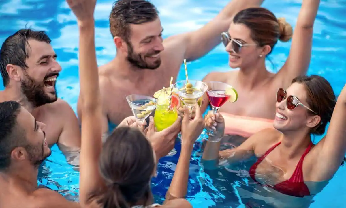 people partying and having fun