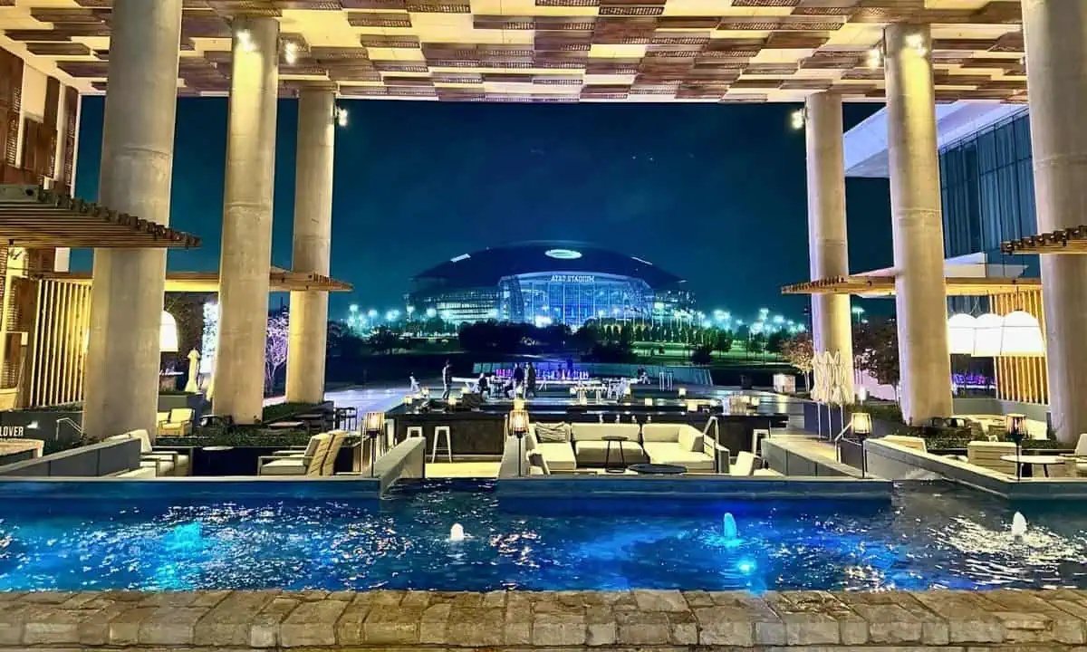 view of AT&T Satdium in Arlington, TX