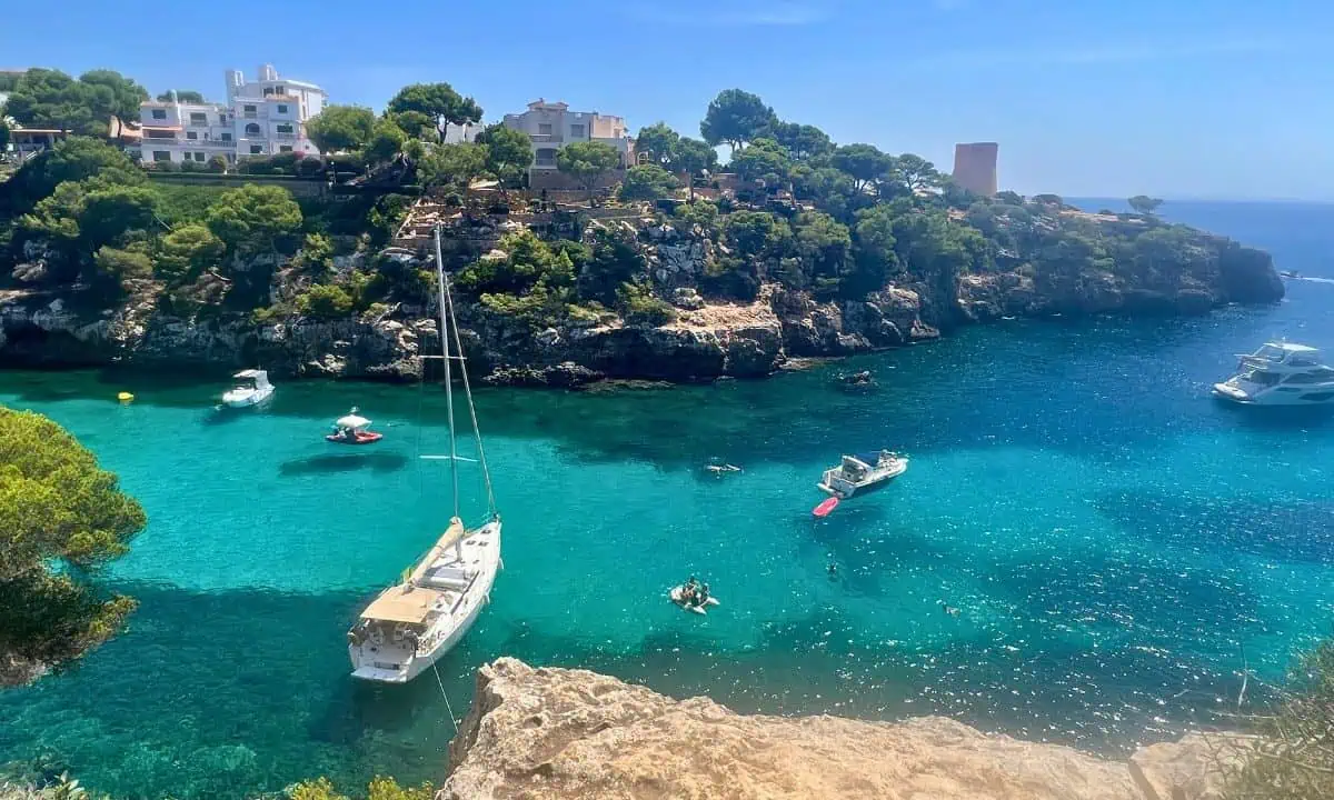 Beach in Southeast Mallorca