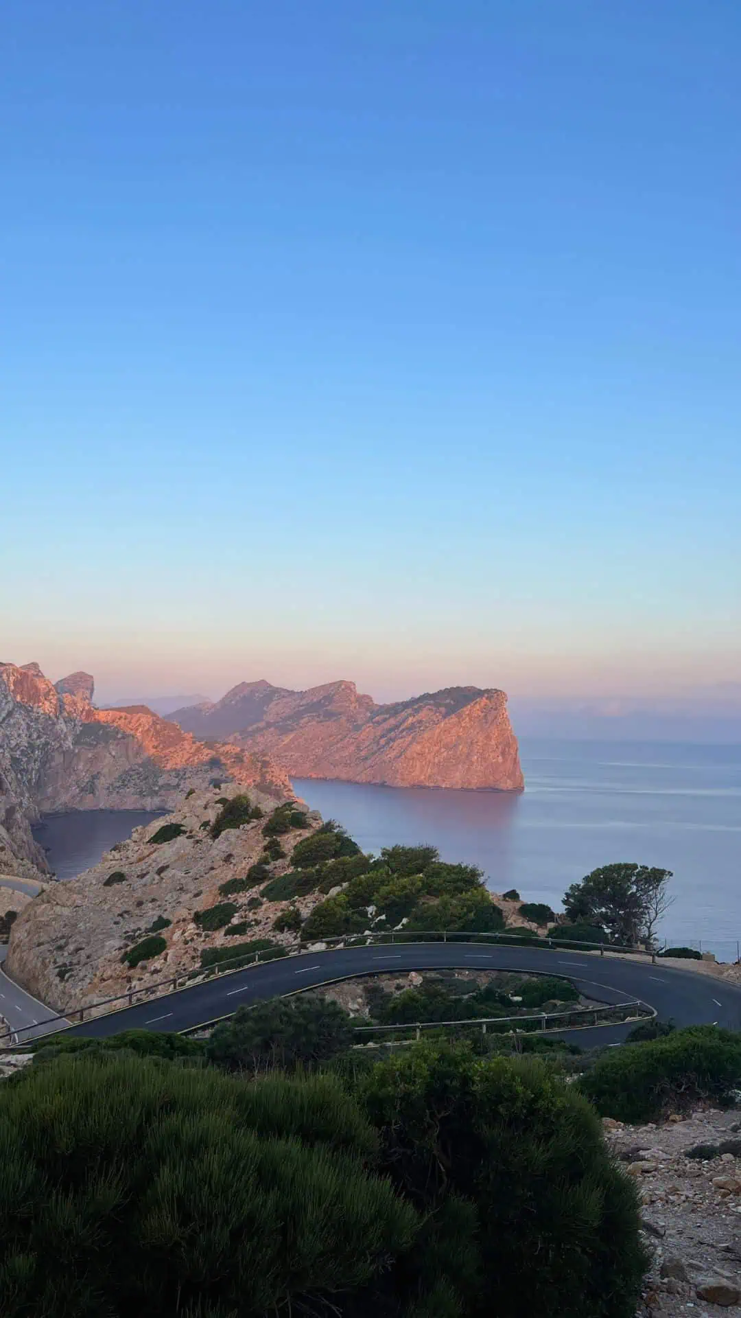 Sunrise at Cap de Formentor in Mallorca