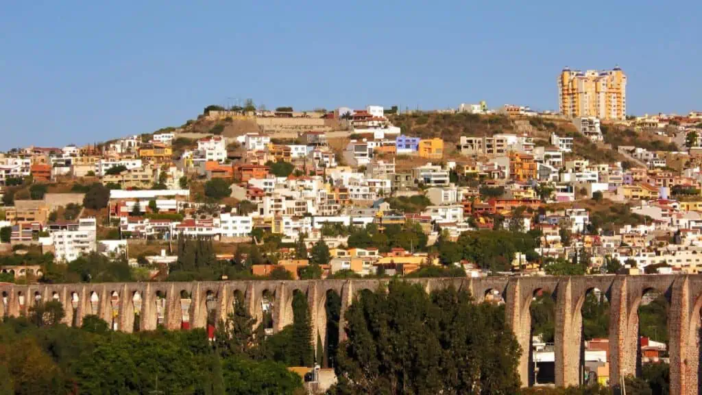 Los Arcos Aqueduct of Queretaro, Mexico