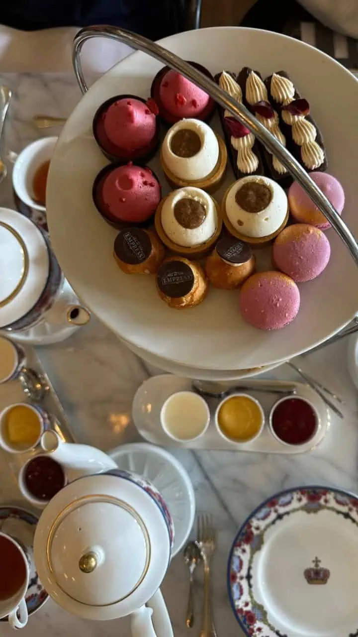 Afternoon tea at the Fairmont Empress in Victoria
