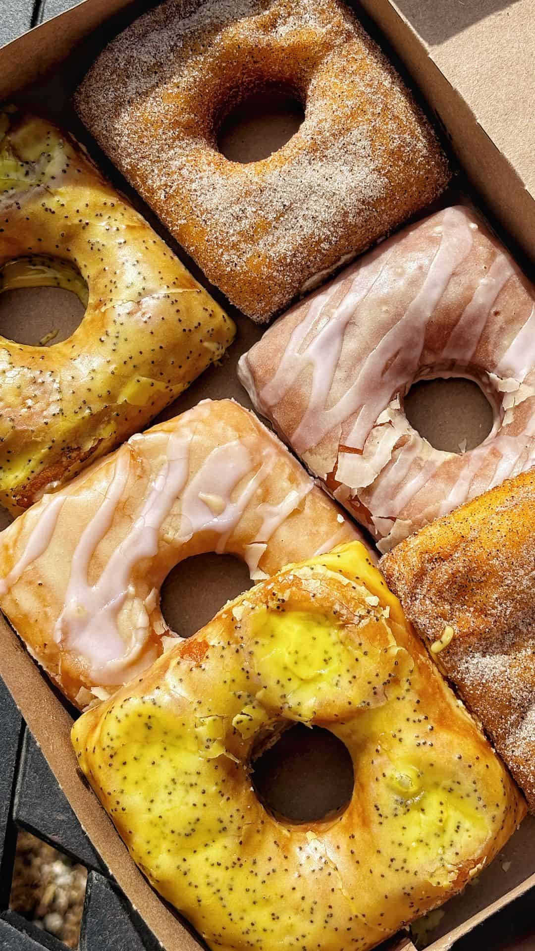 Donuts from Roasters Next Door (RND) at Grandin Village Farmers Market