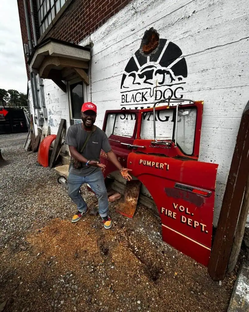 Jarrell Williams at Black Dog Salvage