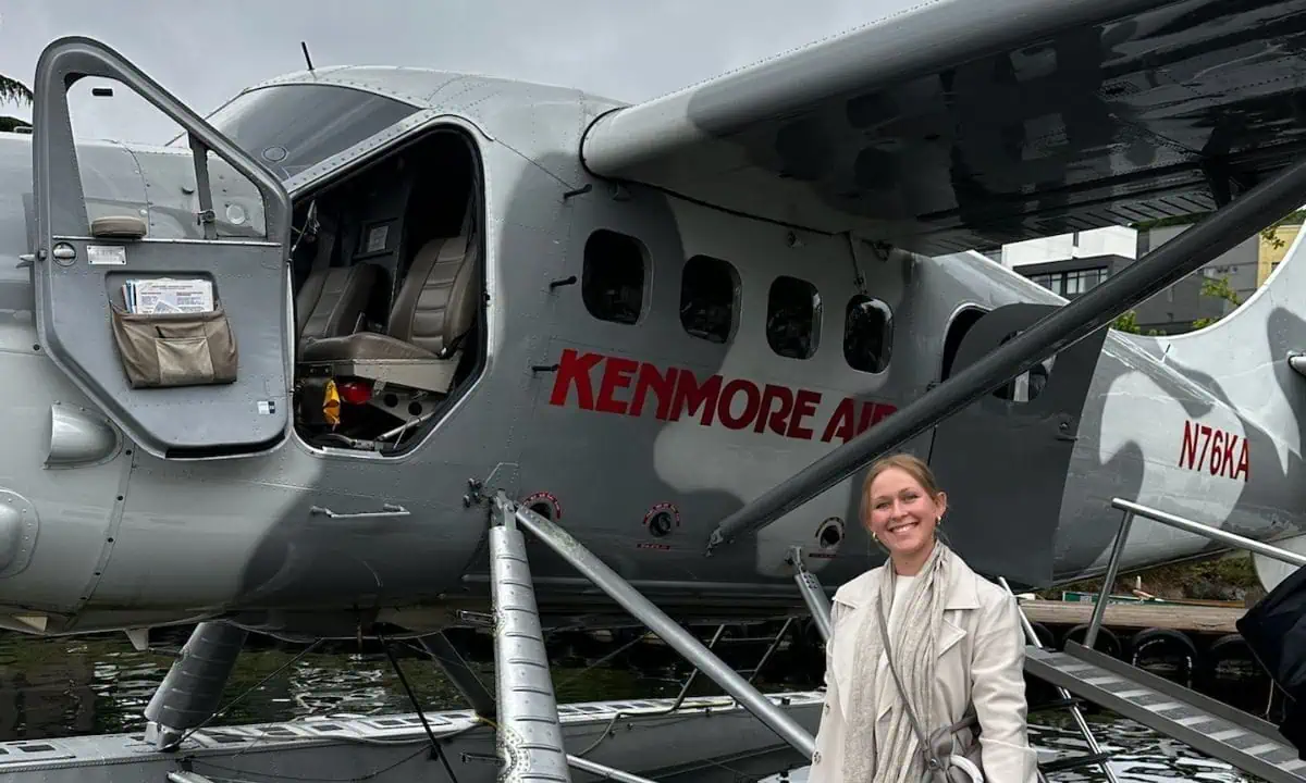 Katie Woodward Ramer in Seattle, WA with Kenmore Air