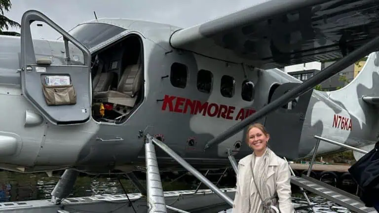 Katie Woodward Ramer in Seattle, WA with Kenmore Air