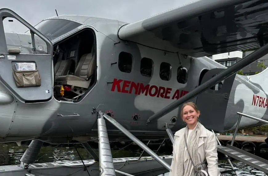 Katie Woodward Ramer in Seattle, WA with Kenmore Air