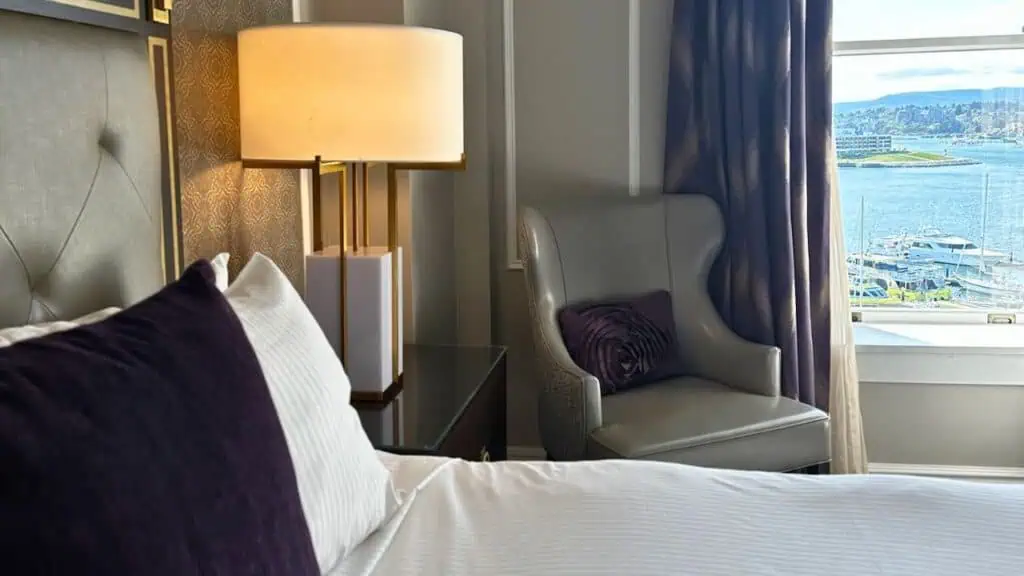 Hotel Room in The Fairmont Empress in Victoria BC