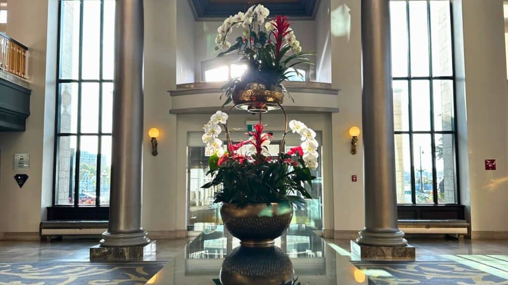 Foyer in the The Fairmont Empress in Victoria BC