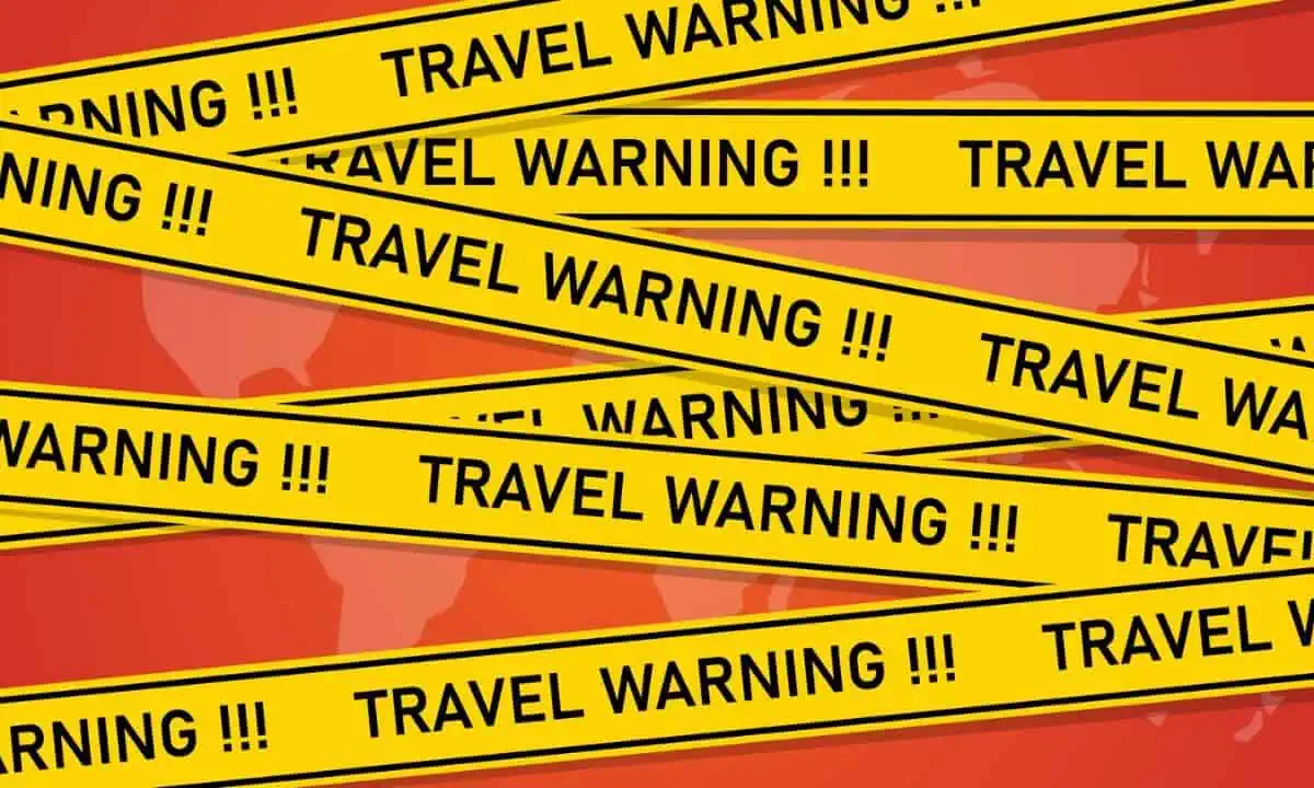 travel warning