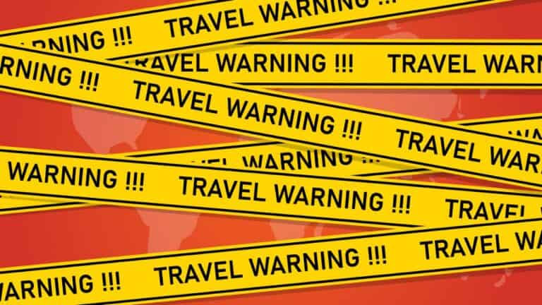 travel warning