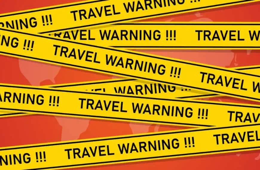 travel warning