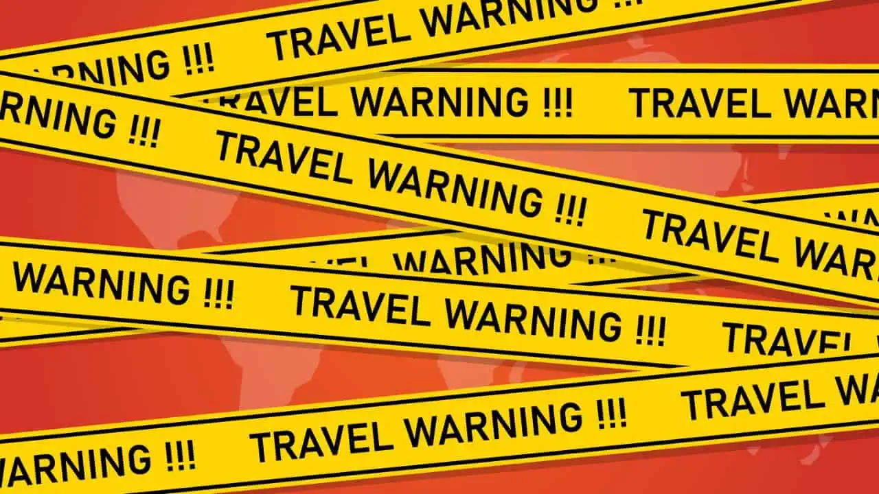 travel warning