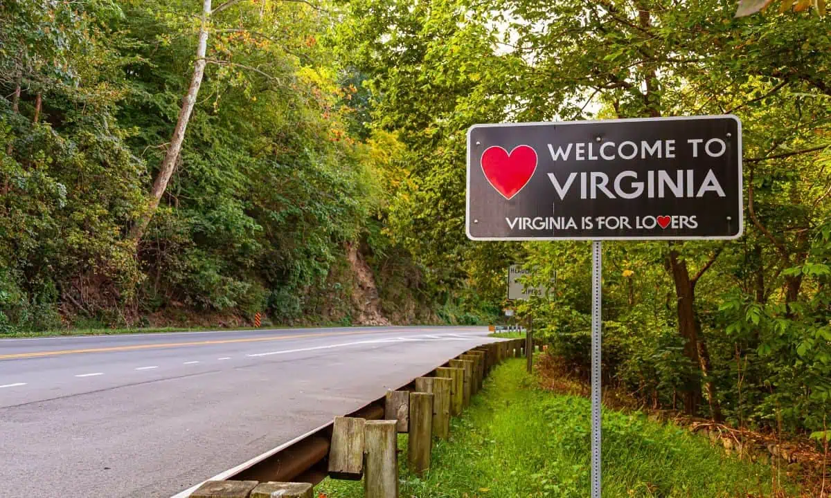 welcome to virginia sign