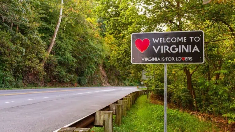 welcome to virginia sign