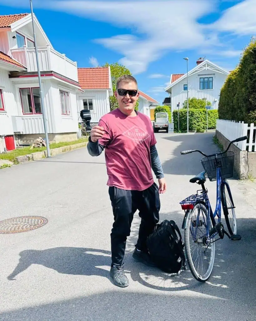 Biking Around Donso Island in the Gothenburg Archipelago