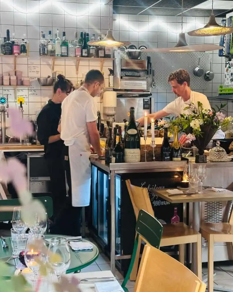 Chefs at Bar Bulot in Gothenburg, Sweden