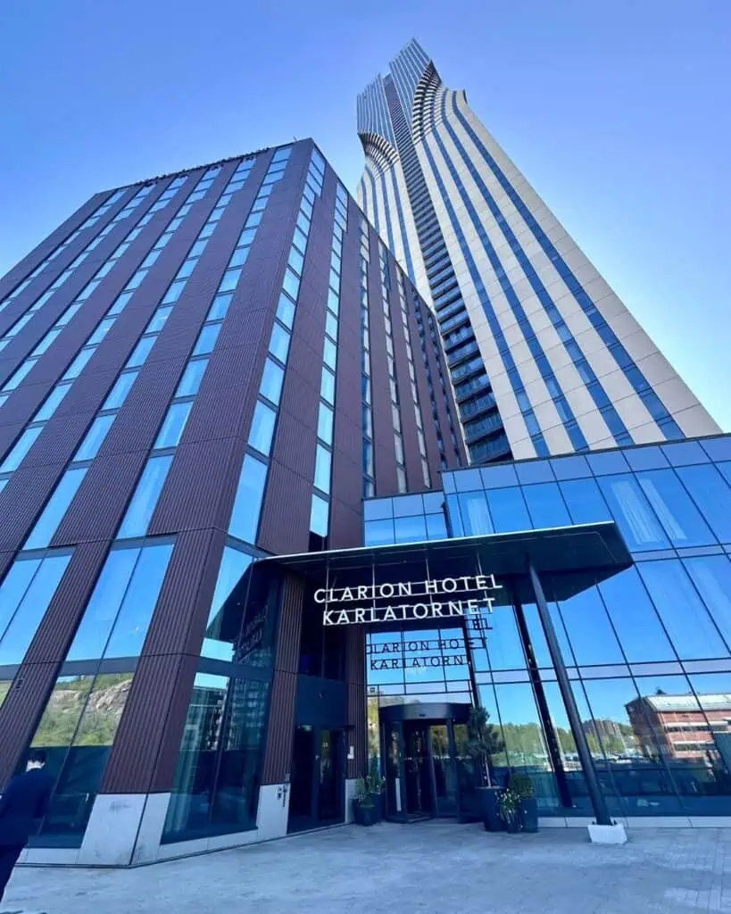 Clarion Hotel Karlatornet entrance