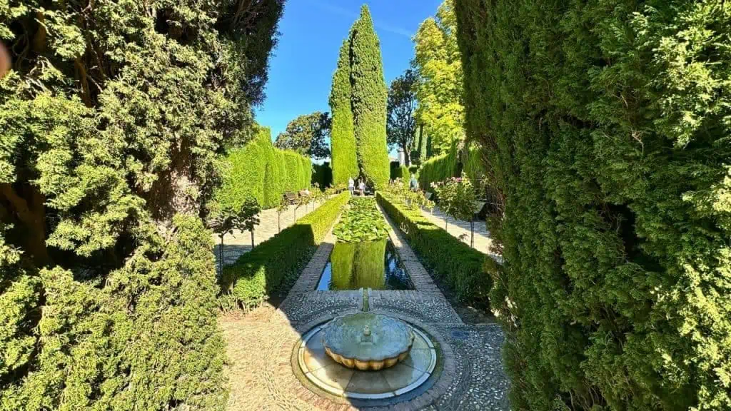 Generalife Lower Gardens at the Alhambra