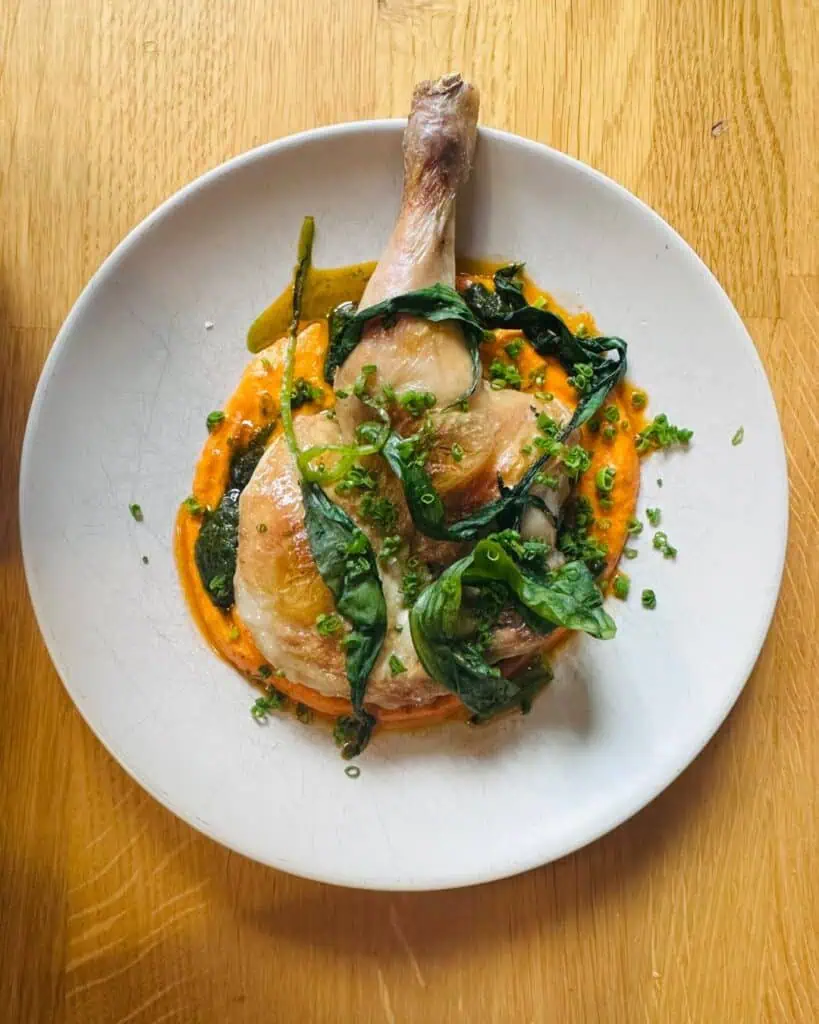 Meal at Bar Bulot in Gothenburg, Sweden