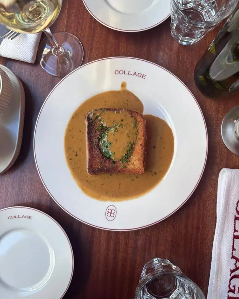 Meal at Collage Restaurang in Gothenburg, Sweden