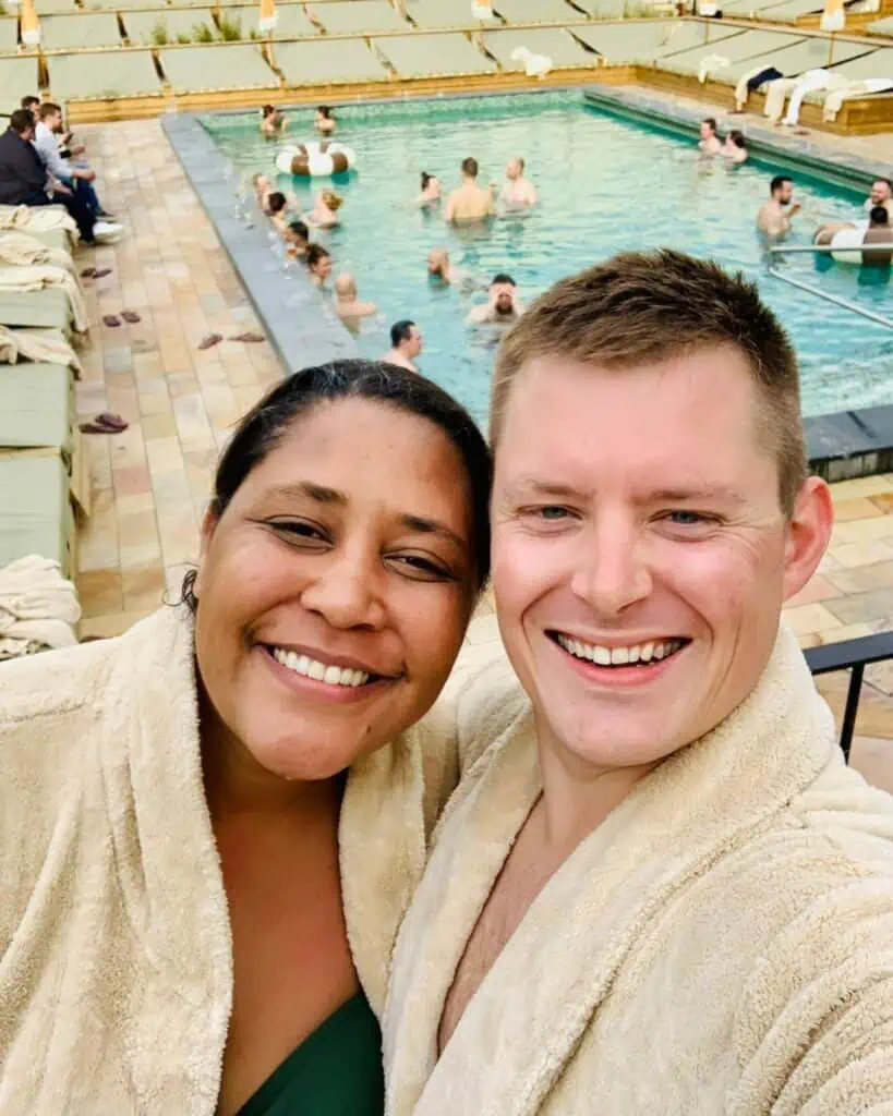 Outdoor Pool at Hjortviken Country Club in Hindås, Sweden