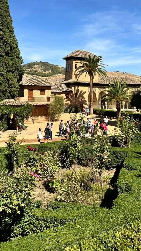 Partal Palace at the Alhambra in Granada, Spain