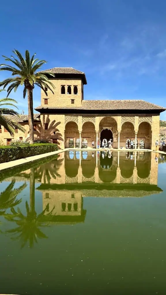 Partal Palace at the Alhambra in Granada, Spain