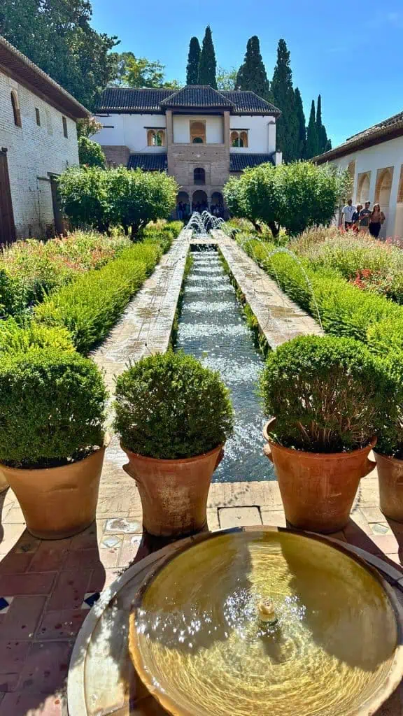 Patio de la Acequia at the Alhambra