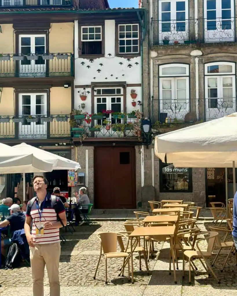 Praça de Santiago Square in Guimarães