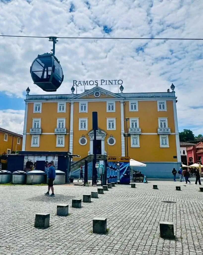 Ramos Pinto and Cable Car in Vila Nova de Gaia
