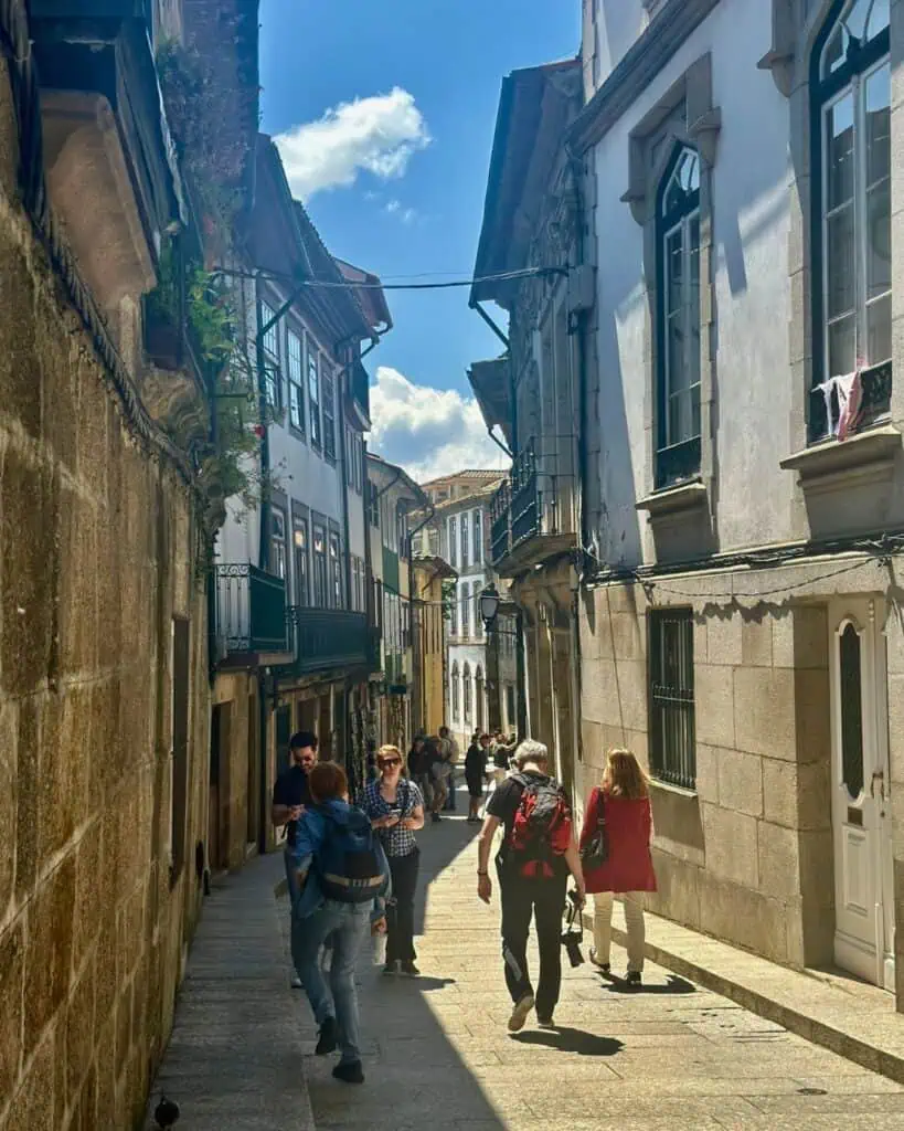 Walking Around the Historic Streets of Guimarães
