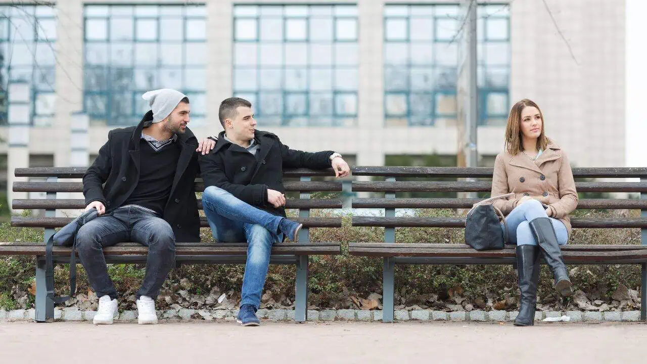 staring at people in public