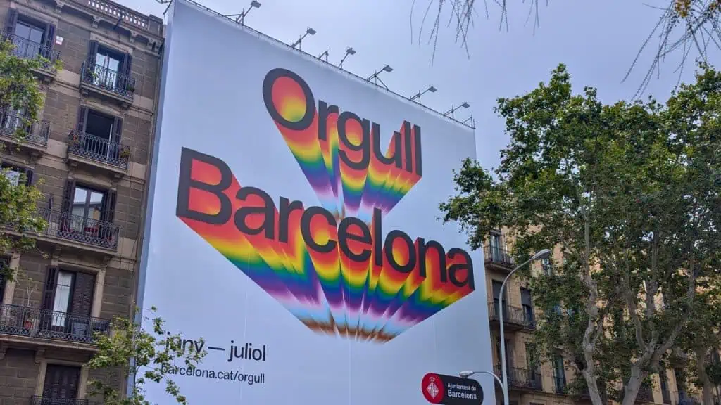 Barcelona - Pride 2024 Sign