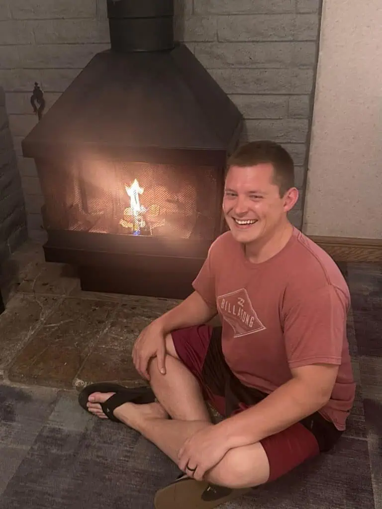 Fireplace at Cavalier Oceanfront Resort