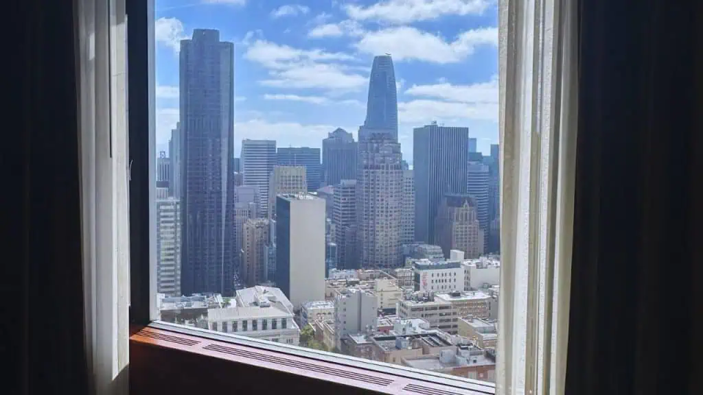 InterContintental Mark Hopkins Room View