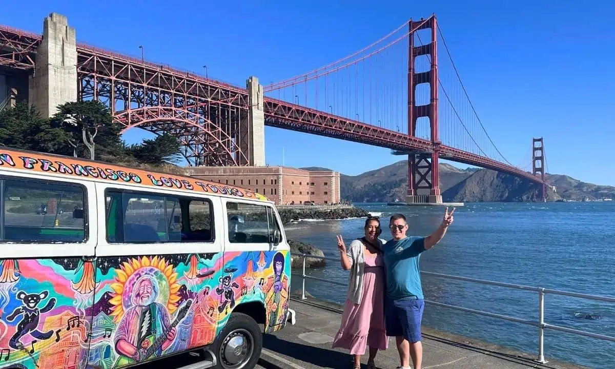 Alexandrea Sumuel Groves by the Golden Gate Bridge in San Francisco