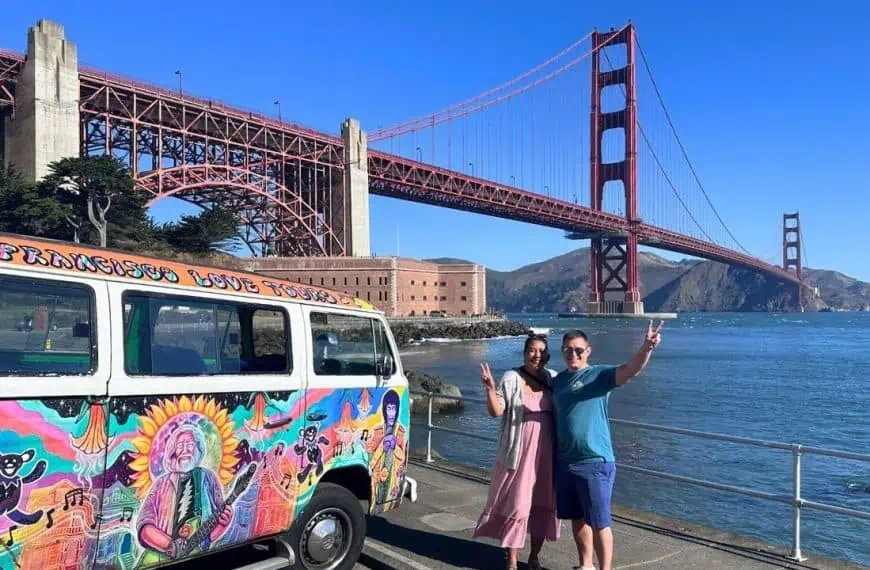 Alexandrea Sumuel Groves by the Golden Gate Bridge in San Francisco