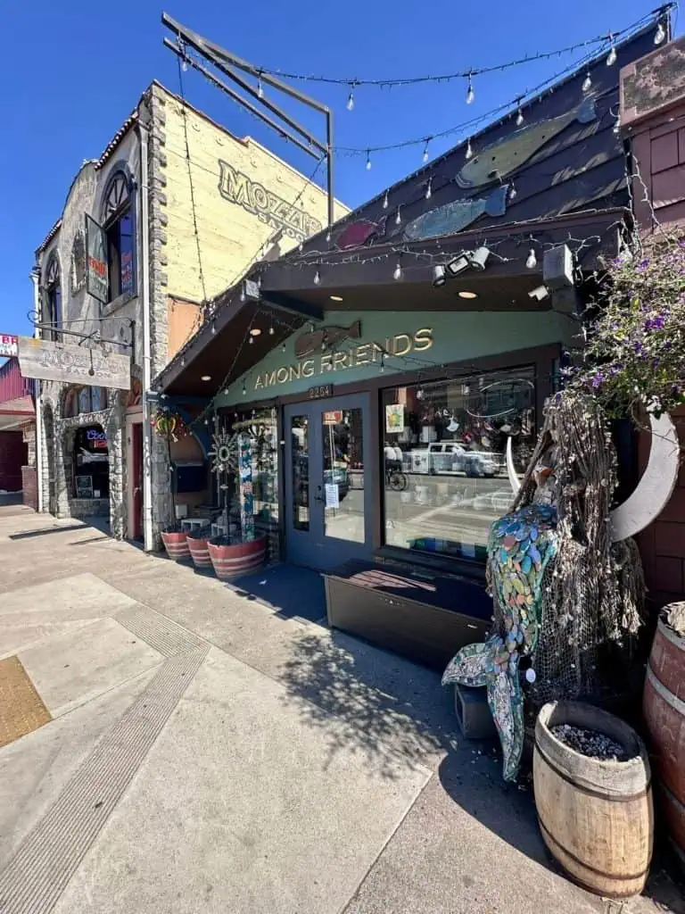 Shops in downtown Cambria
