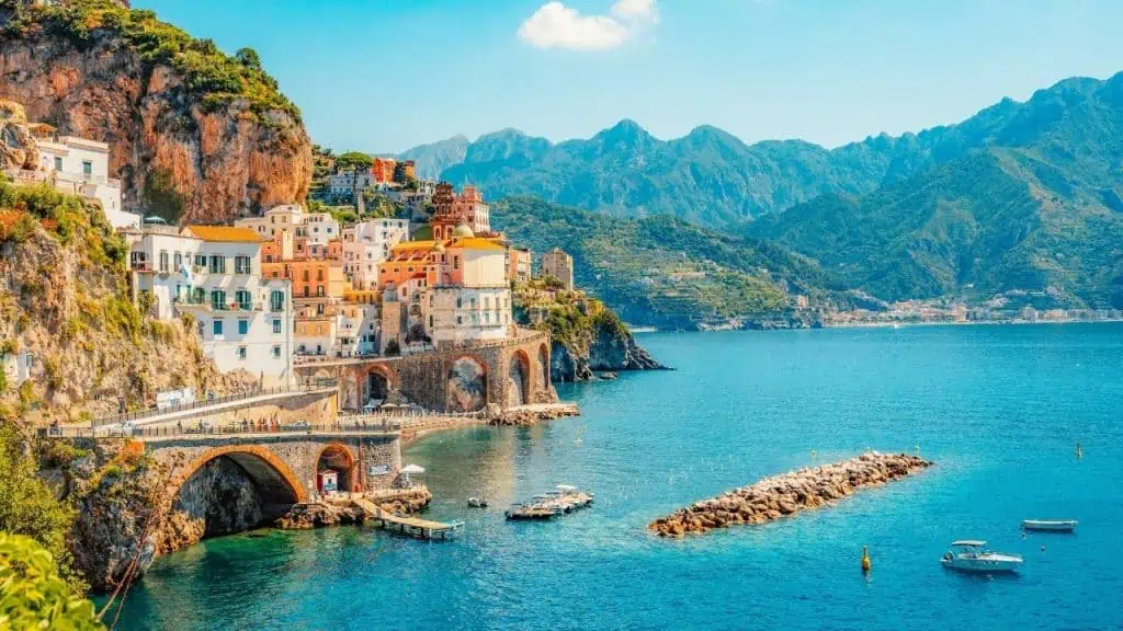 Atrani in Province of Salerno, Italy